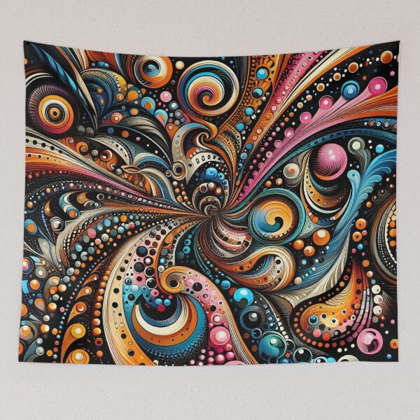 Item preview, Abstract Swirl Psychedelic Art designed and sold by Good Vibes .