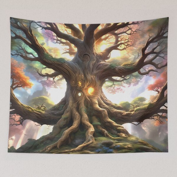 Item preview, Strange Tree Yggdrasil Norse Mythology designed and sold by laurencecrea.
