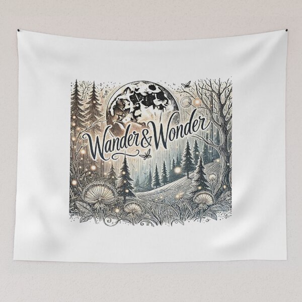 Item preview, Wander & Wonder – Mystical Nature Adventure Art designed and sold by ZingZone.