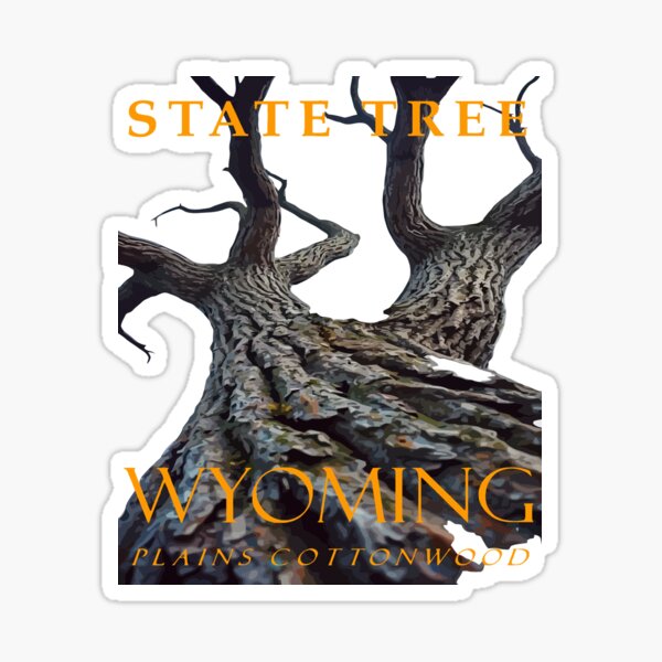 Item preview, Wyoming Territory Tree The Plains Cottonwood designed and sold by taiche.