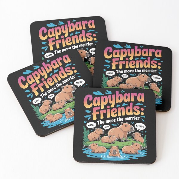 Item preview, Capybara friends - Be my capybara - Capybara adventure - Capybara zen - Groovy capybara - Be cappy - Sweet capybara            designed and sold by JansenGS.