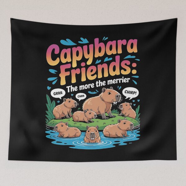 Item preview, Capybara friends - Be my capybara - Capybara adventure - Capybara zen - Groovy capybara - Be cappy - Sweet capybara            designed and sold by JansenGS.