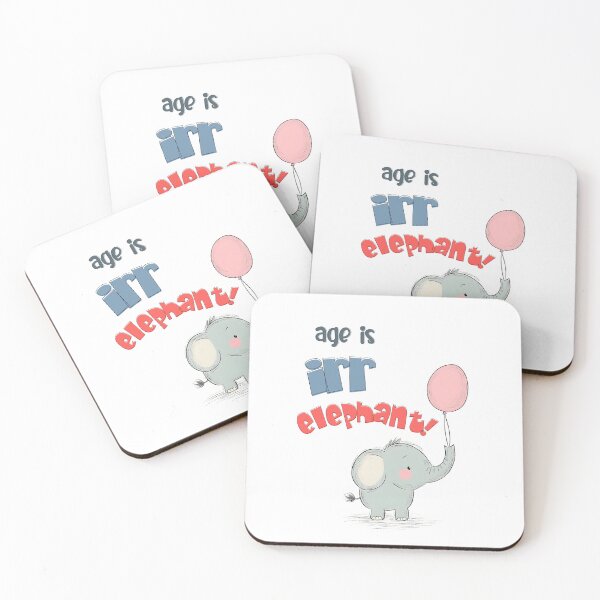 Item preview, Age Is Irr-ELEPHANT! | A Jumbo-Sized Birthday Laugh for a Big Celebration designed and sold by FUNqoosh.