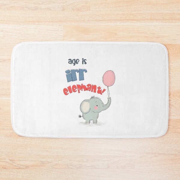 Item preview, Age Is Irr-ELEPHANT! | A Jumbo-Sized Birthday Laugh for a Big Celebration designed and sold by FUNqoosh.