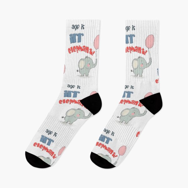 Item preview, Age Is Irr-ELEPHANT! | A Jumbo-Sized Birthday Laugh for a Big Celebration designed and sold by FUNqoosh.
