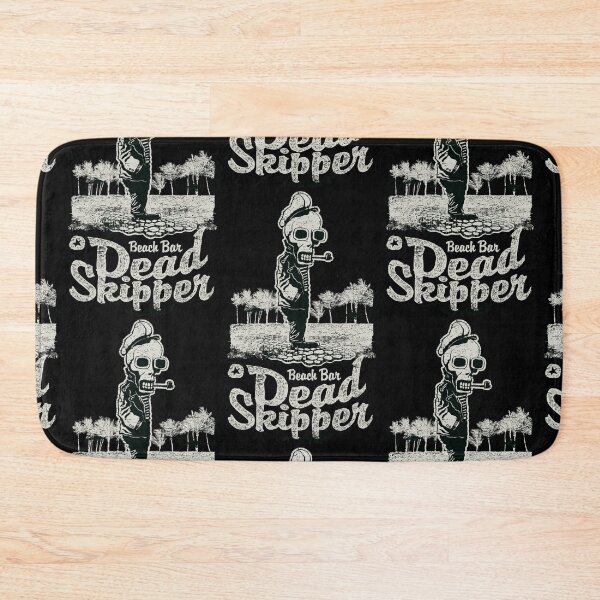 Item preview, ✅ Beach Bar Dead Skipper – Pirate Skull Art for Rockers, Punks, and Beach Lovers designed and sold by StickerAndLove.