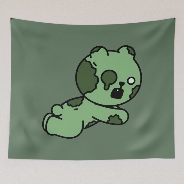 Item preview, Exhausted Green Bear designed and sold by zzz888.