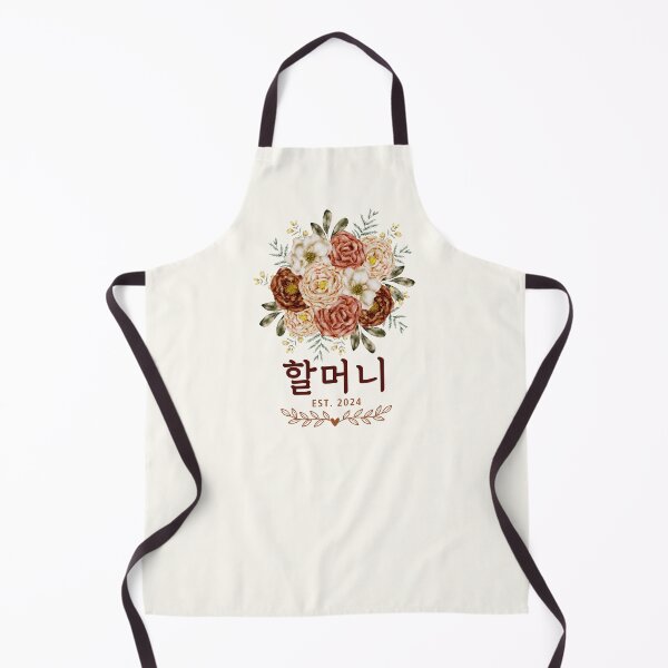 Item preview, 할머니 EST 2024 - Grandma in Korean - Flower Bouquet designed and sold by patternjp.