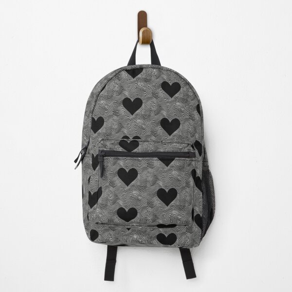 Item preview, Abstract Black Heart Pattern designed and sold by ThatBBStore.
