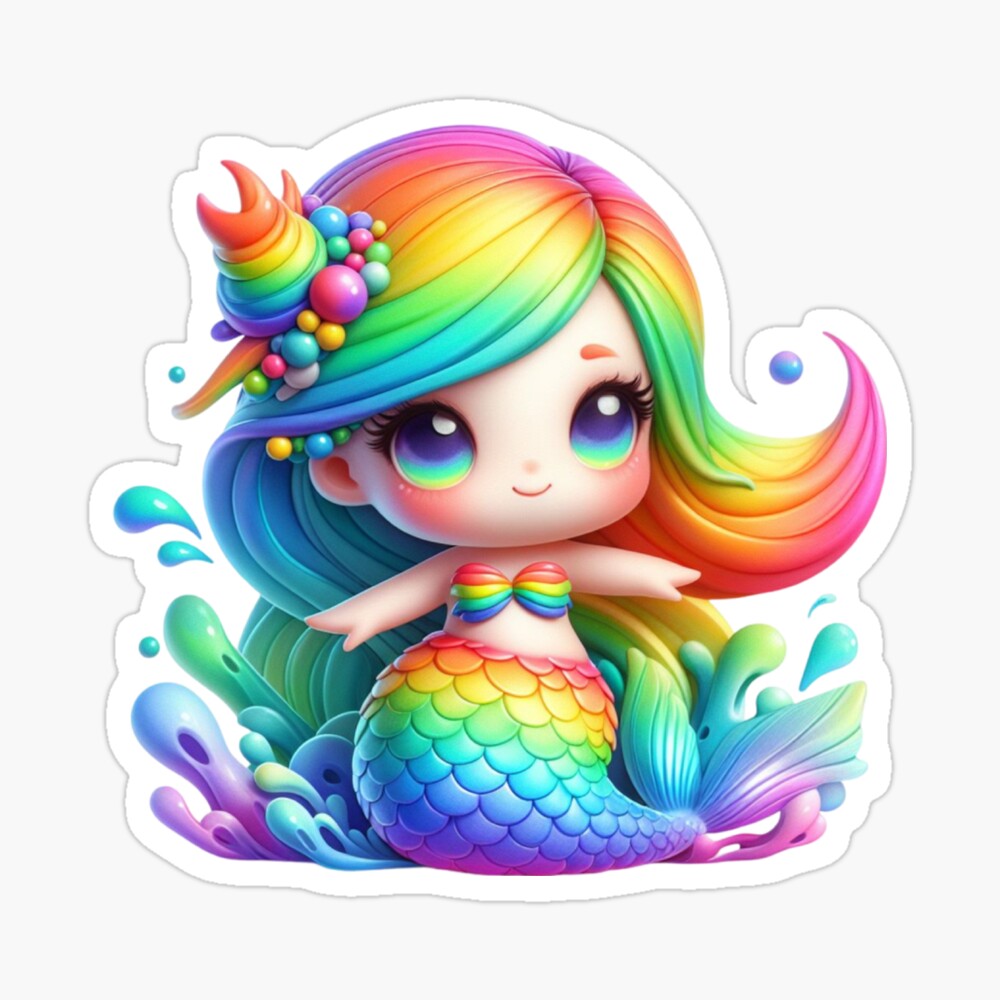 Cute Mermaid Poster