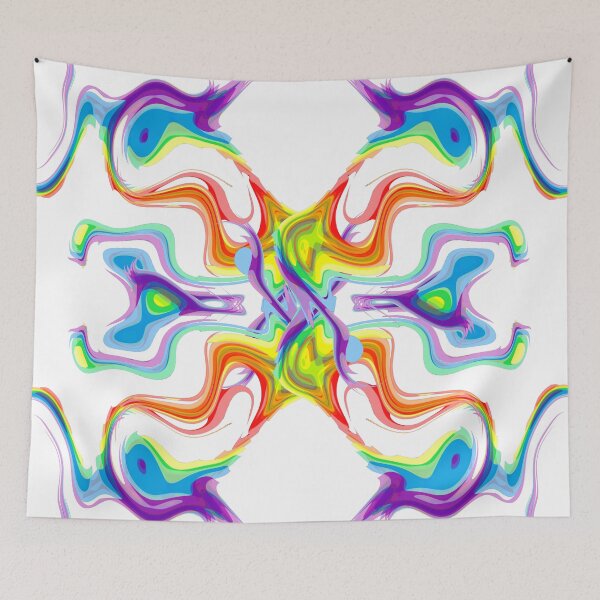 Item preview, Rainbow Rorschach #49 designed and sold by TorturedArtistX.