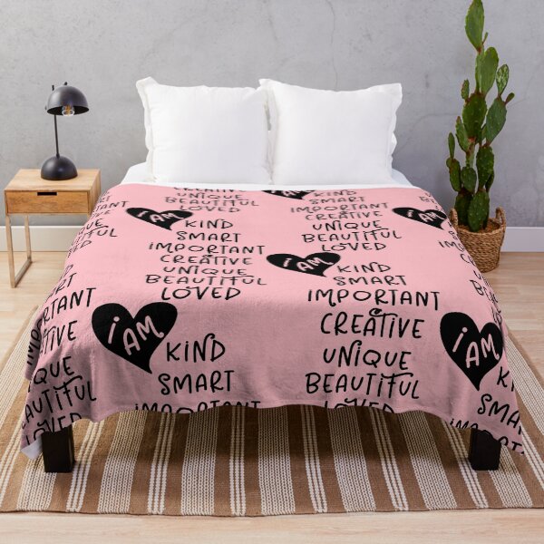Item preview, Empowering Affirmations for Girls Wall Art, Positive Words designed and sold by The KiwiNberries.