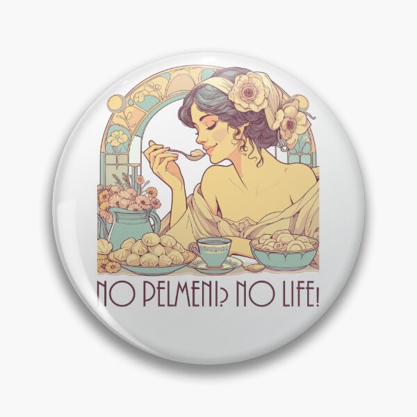 Item preview, No Pelmeni No Life Woman Art Nouveau Gift designed and sold by Pineapple-Tree.