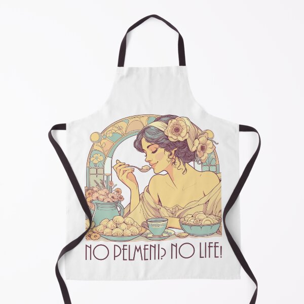 Item preview, No Pelmeni No Life Woman Art Nouveau Gift designed and sold by Pineapple-Tree.