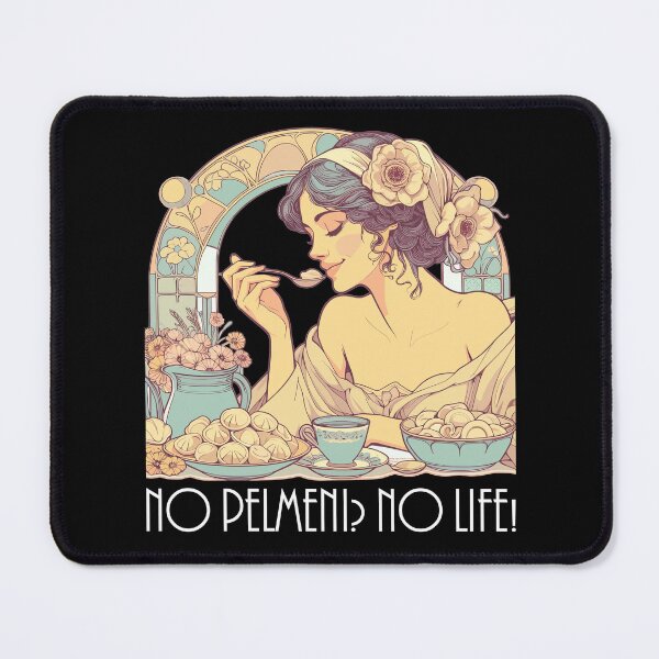 Item preview, No Pelmeni No Life Woman Art Nouveau Gift designed and sold by Pineapple-Tree.