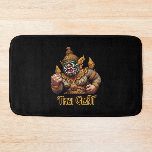 Item preview, Majestic Thai Giant Warrior Illustration - Vibrant Cultural Art designed and sold by Psycho-Crazy.