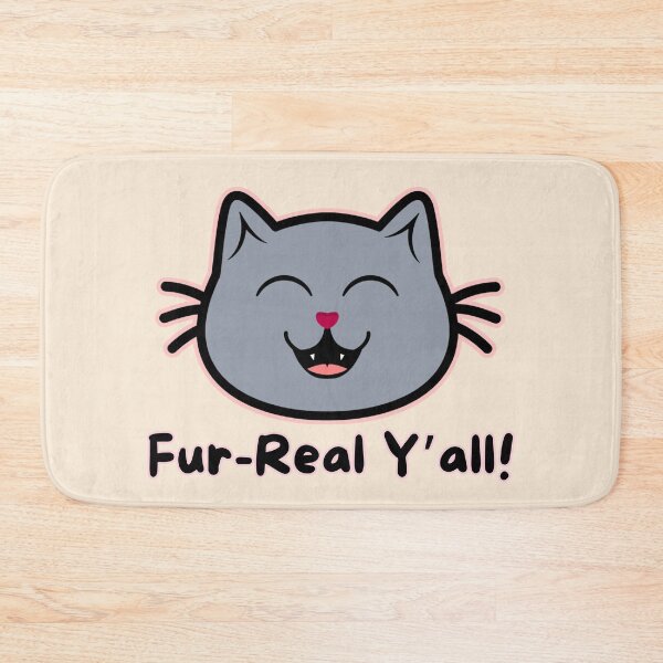 Item preview, Fur-Real Y'all - Cute Happy Cat designed and sold by OozingOut.
