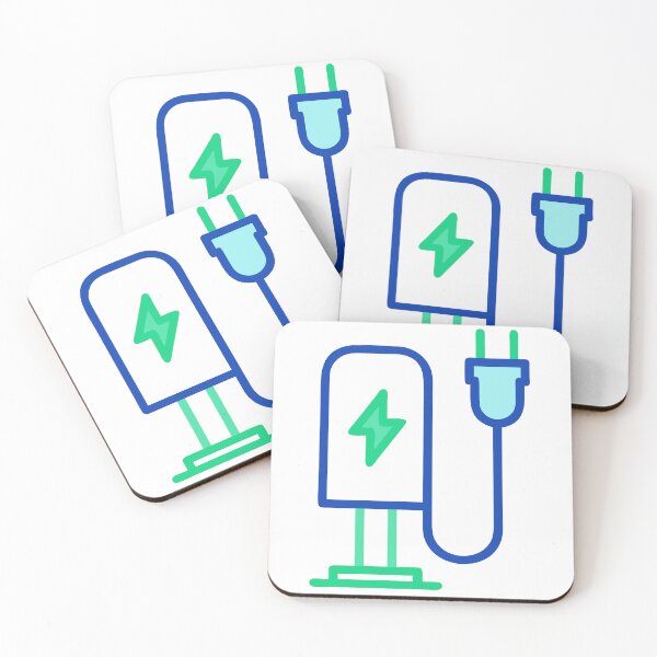 Item preview, Minimalist Illustration of Electric Vehicle Charging Station designed and sold by Creative88Art.