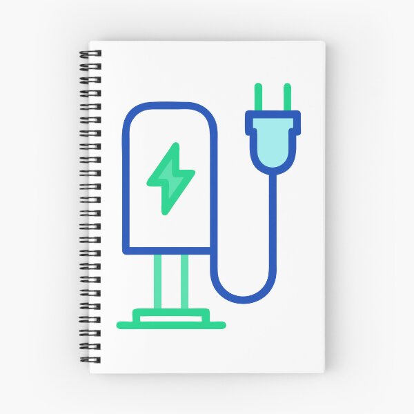 Item preview, Minimalist Illustration of Electric Vehicle Charging Station designed and sold by Creative88Art.