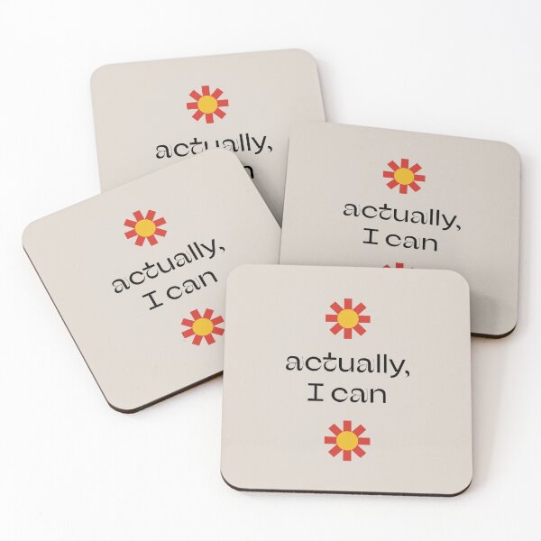 Item preview, Actually, I can - motivation, positive - quote designed and sold by artbybirgit.