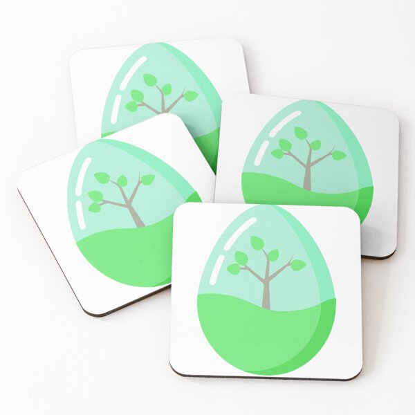 Item preview, Transparent Egg Design with Tree and Grassy Base designed and sold by Creative88Art.