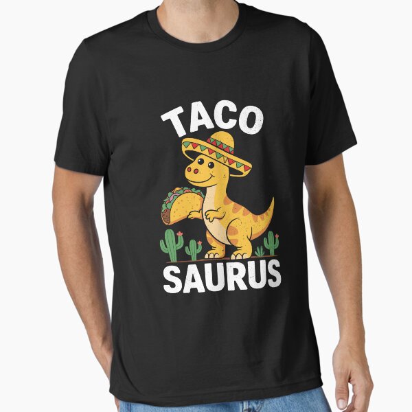 Papasaurus Tacosaurus T-Shirt Fathers Day Taco Lover Gift