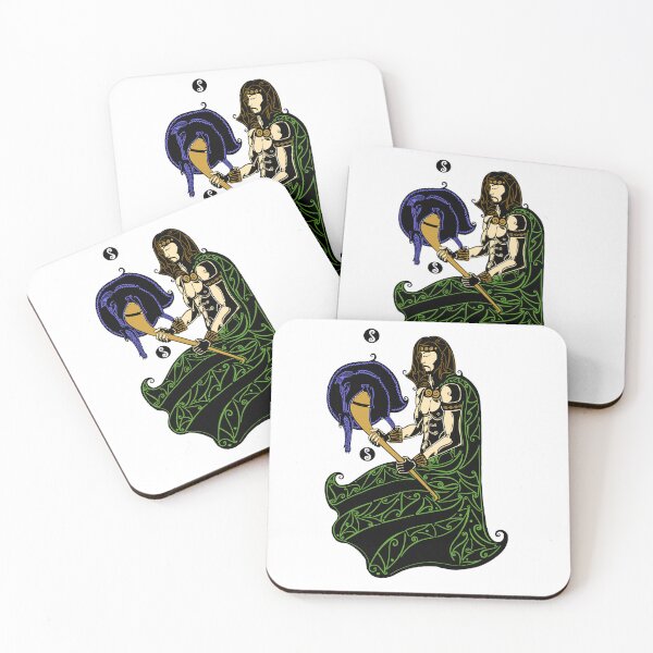 Item preview, Cu Chulain colour print designed and sold by IrishLokiCat.