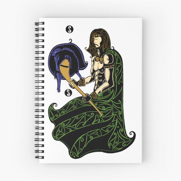 Item preview, Cu Chulain colour print designed and sold by IrishLokiCat.