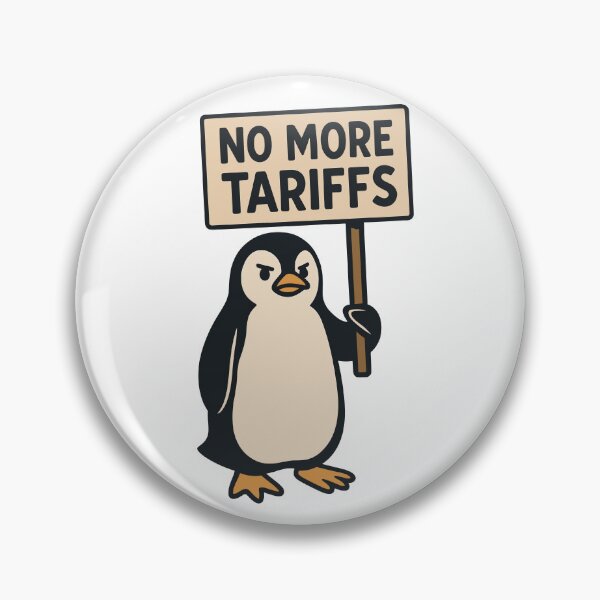 Item preview, No More Tariffs T-Shirt | Satirical Political Graphic Tee designed and sold by Loffartdesign.