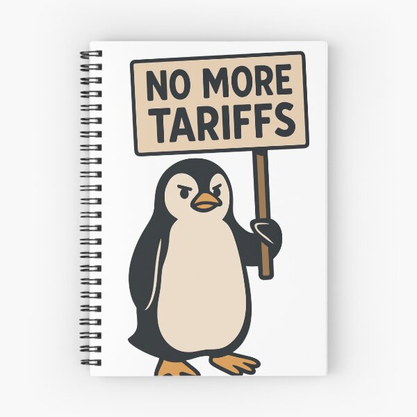 Item preview, No More Tariffs T-Shirt | Satirical Political Graphic Tee designed and sold by Loffartdesign.