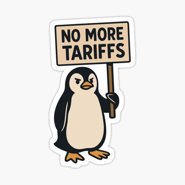 Artikel-Vorschau von Keine Zölle mehr T-Shirt | Satirisches politisches Grafik-T-Shirt, designt und verkauft von Loffartdesign.