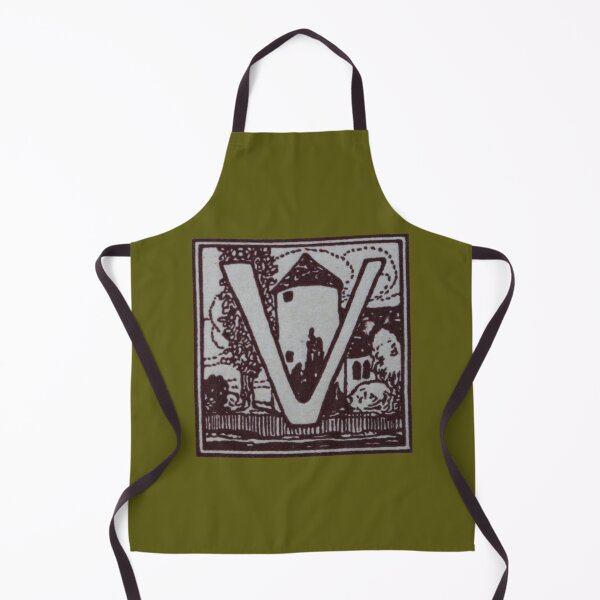 Item preview, Art by Mike Linocut and digitally edited, Alphabet Letter V, combinable designed and sold by allartbymike.