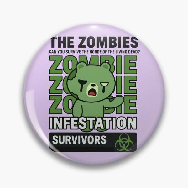 Item preview, Zombie Infestation Survivor Teddy designed and sold by zzz888.