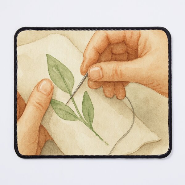 Item preview, Hand Embroidery Close-Up Watercolor Art designed and sold by Lacritsa .