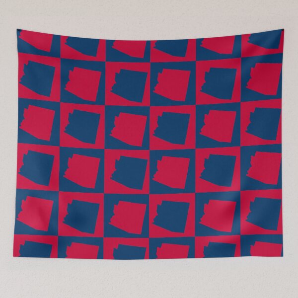 Item preview, Arizona Red Blue Pattern designed and sold by ValeriesGallery.
