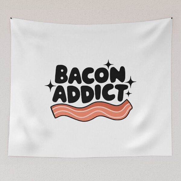 Item preview, Bacon Addict! Bacon Puns designed and sold by PMCreative.