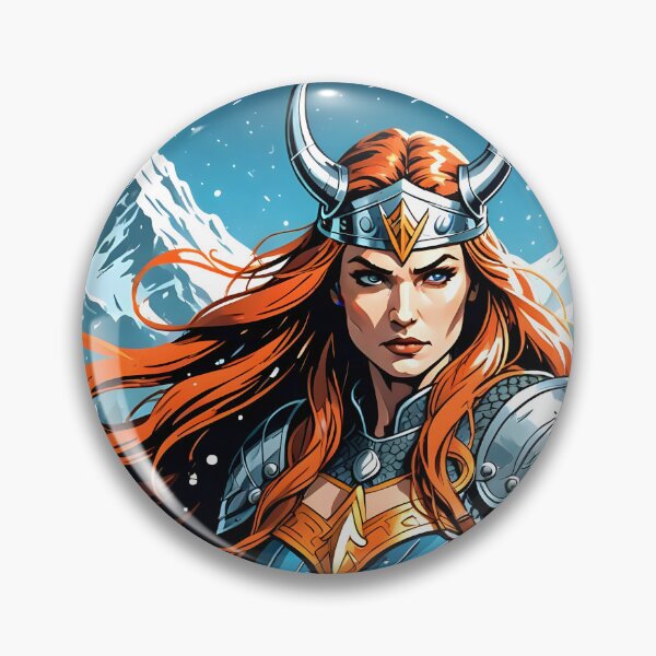 Item preview, Viking Mythology Warrior Woman designed and sold by laurencecrea.