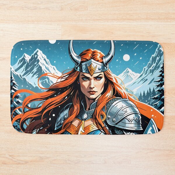 Item preview, Viking Mythology Warrior Woman designed and sold by laurencecrea.