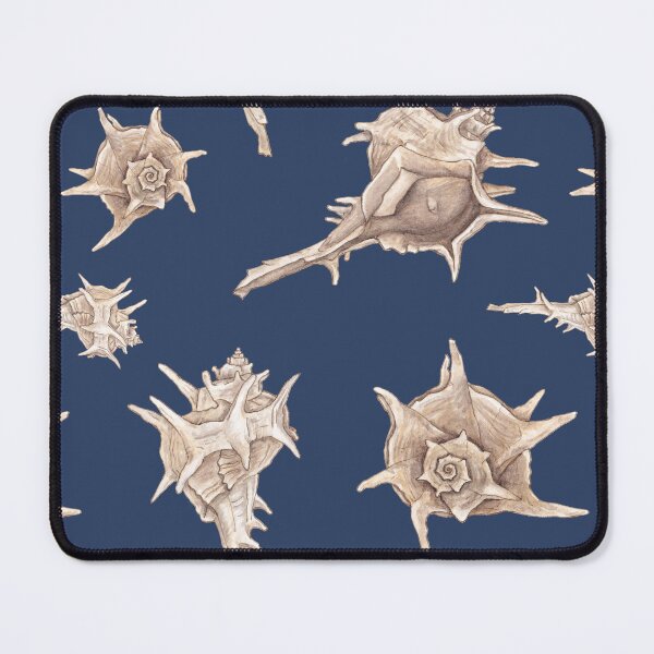 Item preview, Murex Shells on Teal Blue designed and sold by Art_by_Ripley.