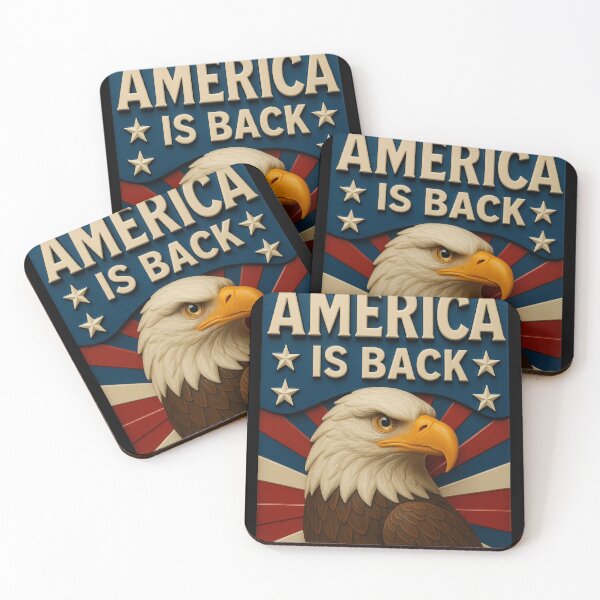 Item preview, "America Is Back" - Patriotic Eagle designed and sold by MySheetMusicArt.