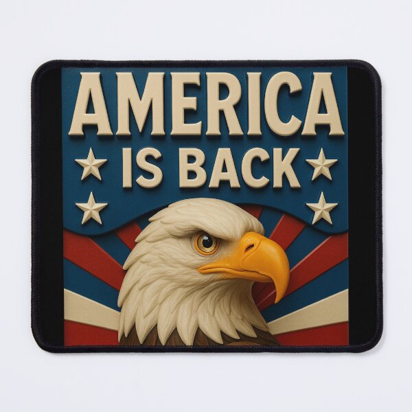 Item preview, "America Is Back" - Patriotic Eagle designed and sold by MySheetMusicArt.