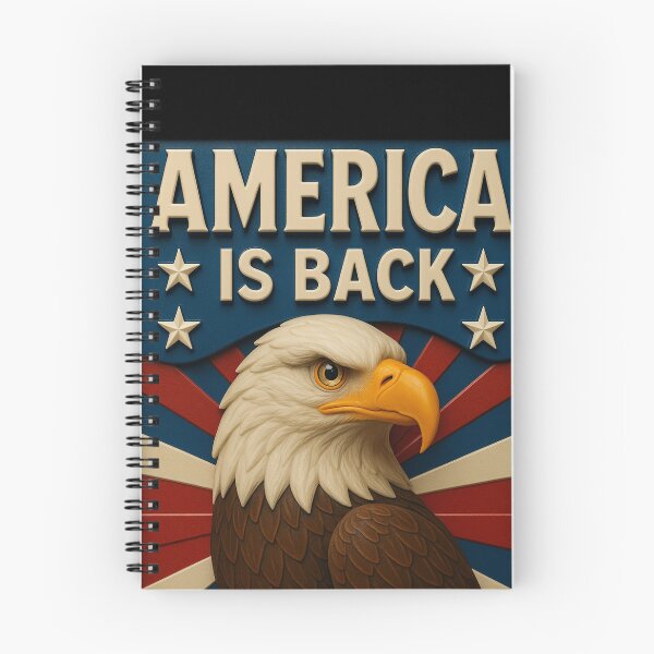 Item preview, "America Is Back" - Patriotic Eagle designed and sold by MySheetMusicArt.