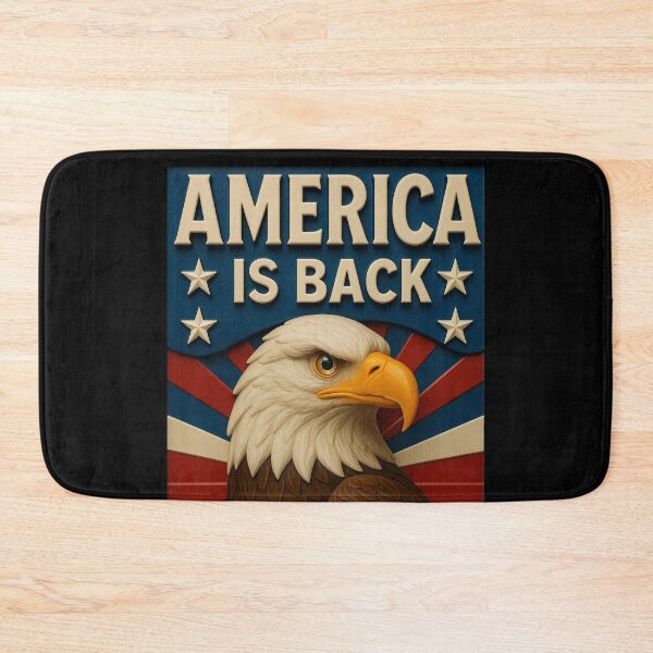 Item preview, "America Is Back" - Patriotic Eagle designed and sold by MySheetMusicArt.