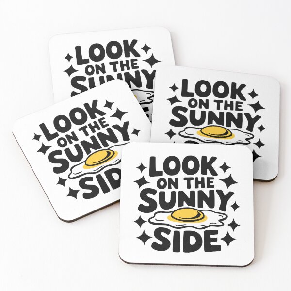 Item preview, Look On The Sunny Side! Cute Breakfast Pun designed and sold by PMCreative.