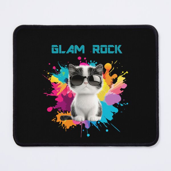 Item preview, Glam rock cat designed and sold by Noname Boutique.