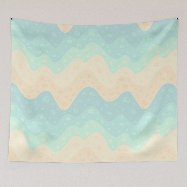 Item preview, Summer Sea Water Inspired - Pastel Wavy Pattern designed and sold by Nouveaupattern.