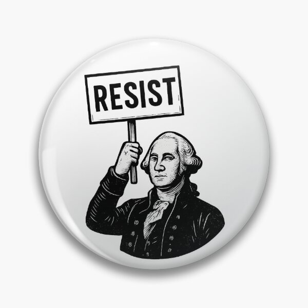 Artikelvorschau, Gründervater des Widerstands, George Washington Protest entworfen und verkauft von The Junto Shop.