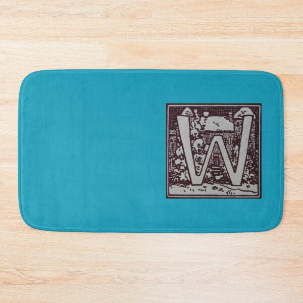 Item preview, Art by Mike Linocut and digitally edited, Alphabet Letter W, combinable designed and sold by allartbymike.
