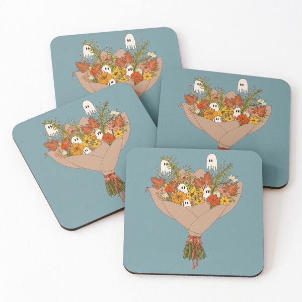 Item preview, Boo-quet | Autumn Bouquet of Flowers & Ghosts designed and sold by Mayfully.