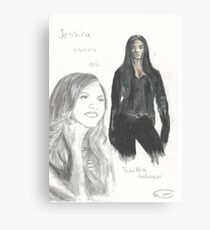 Tabitha Galavan - Jessica Lucas Canvas Print